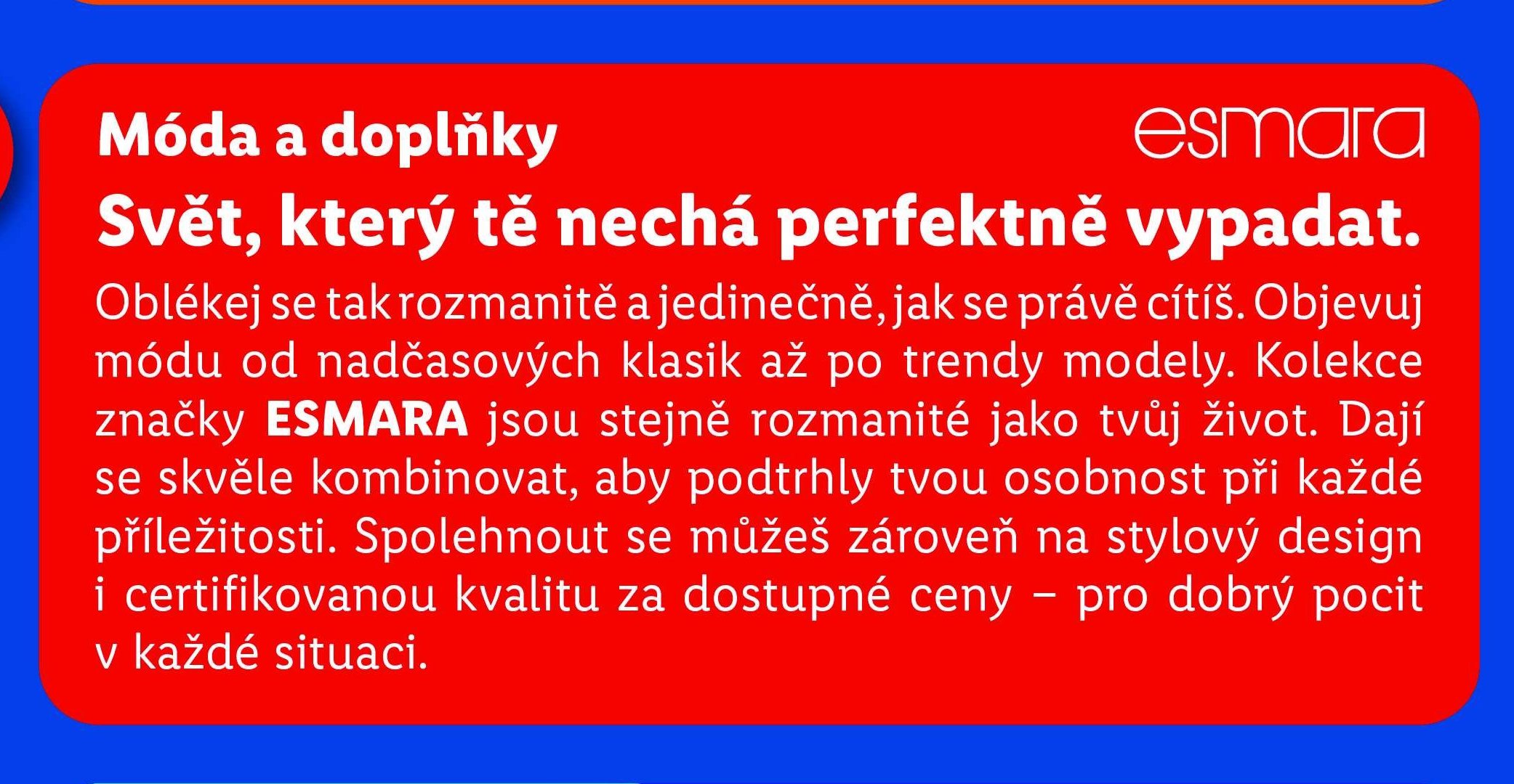 Móda a doplňky