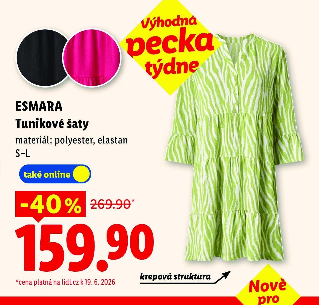 ESMARA Tunikové šaty