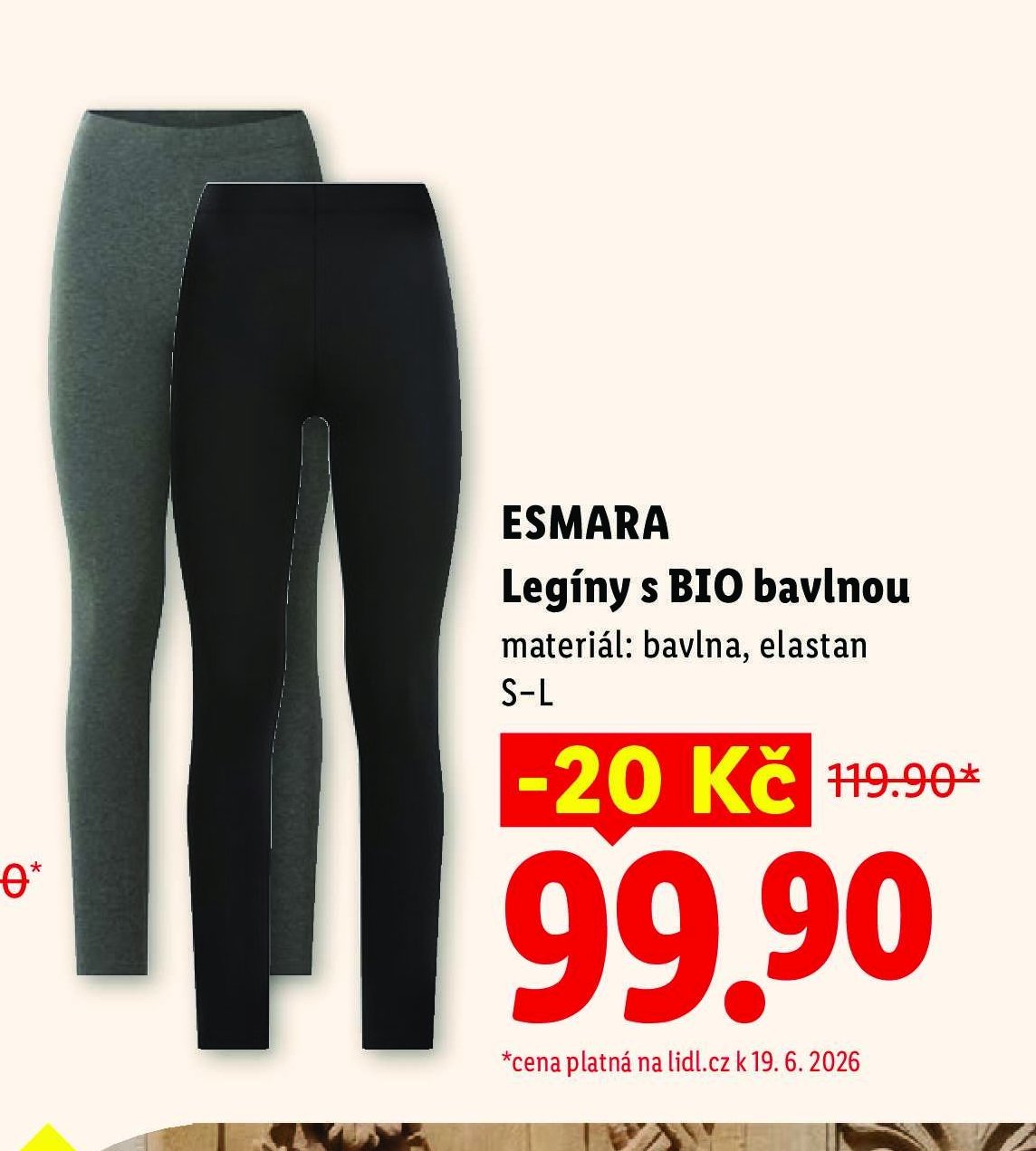 ESMARA Legíny s BIO bavlnou