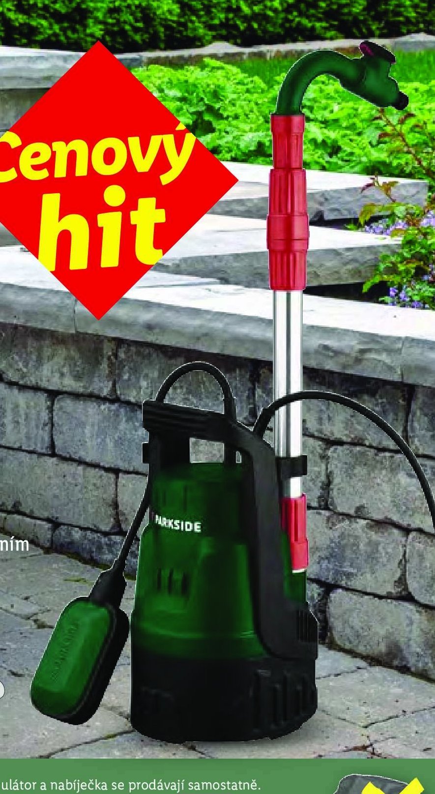 PARKSIDE Elektrické čerpadlo na dešťovou vodu 400 W