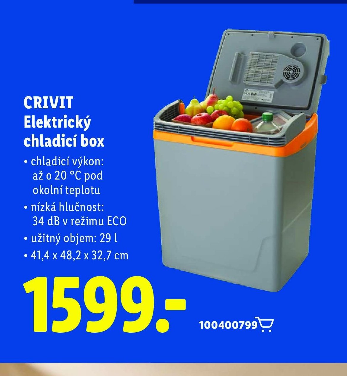 CRIVIT Elektrický chladicí box