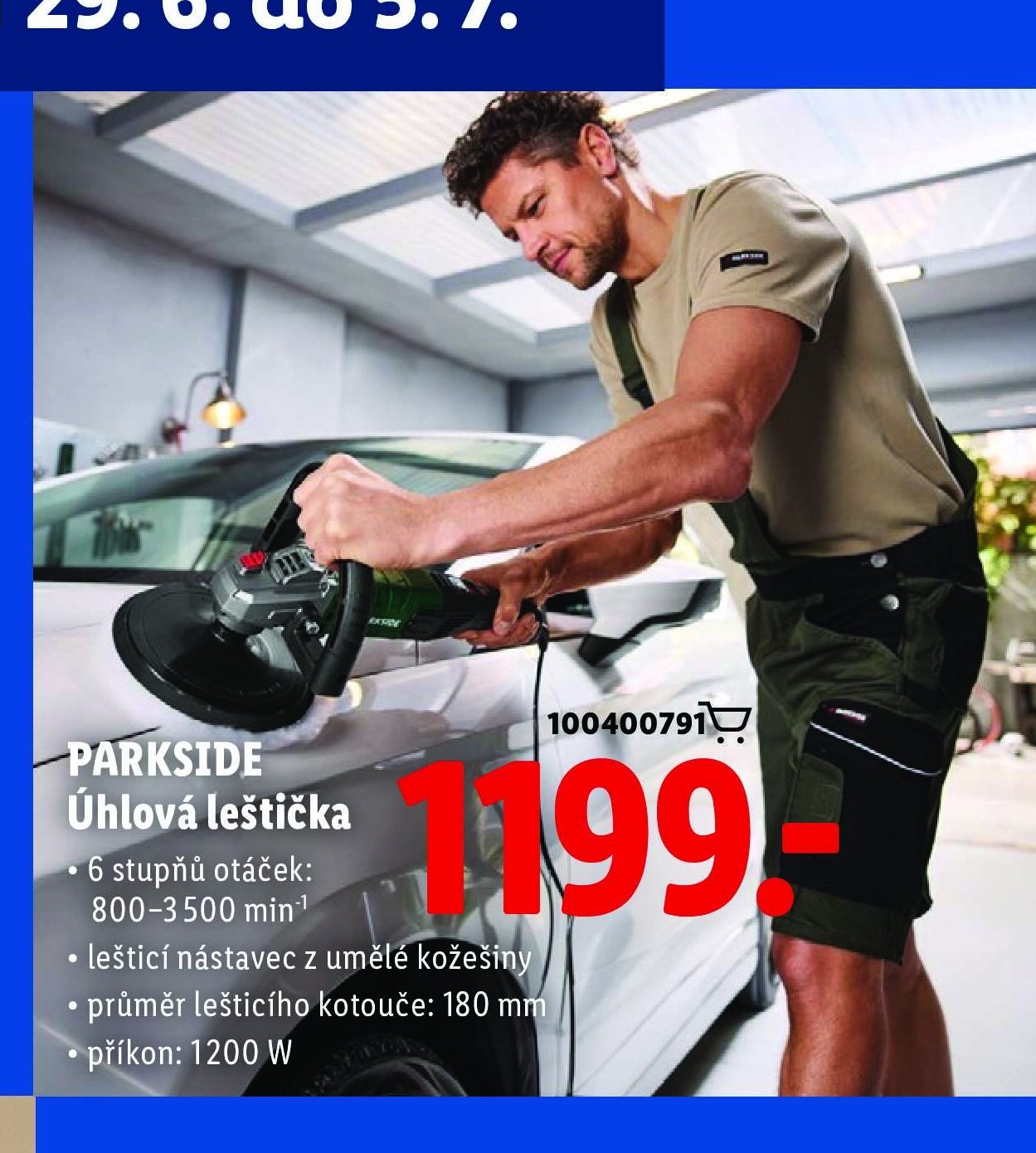 PARKSIDE Úhlová leštička