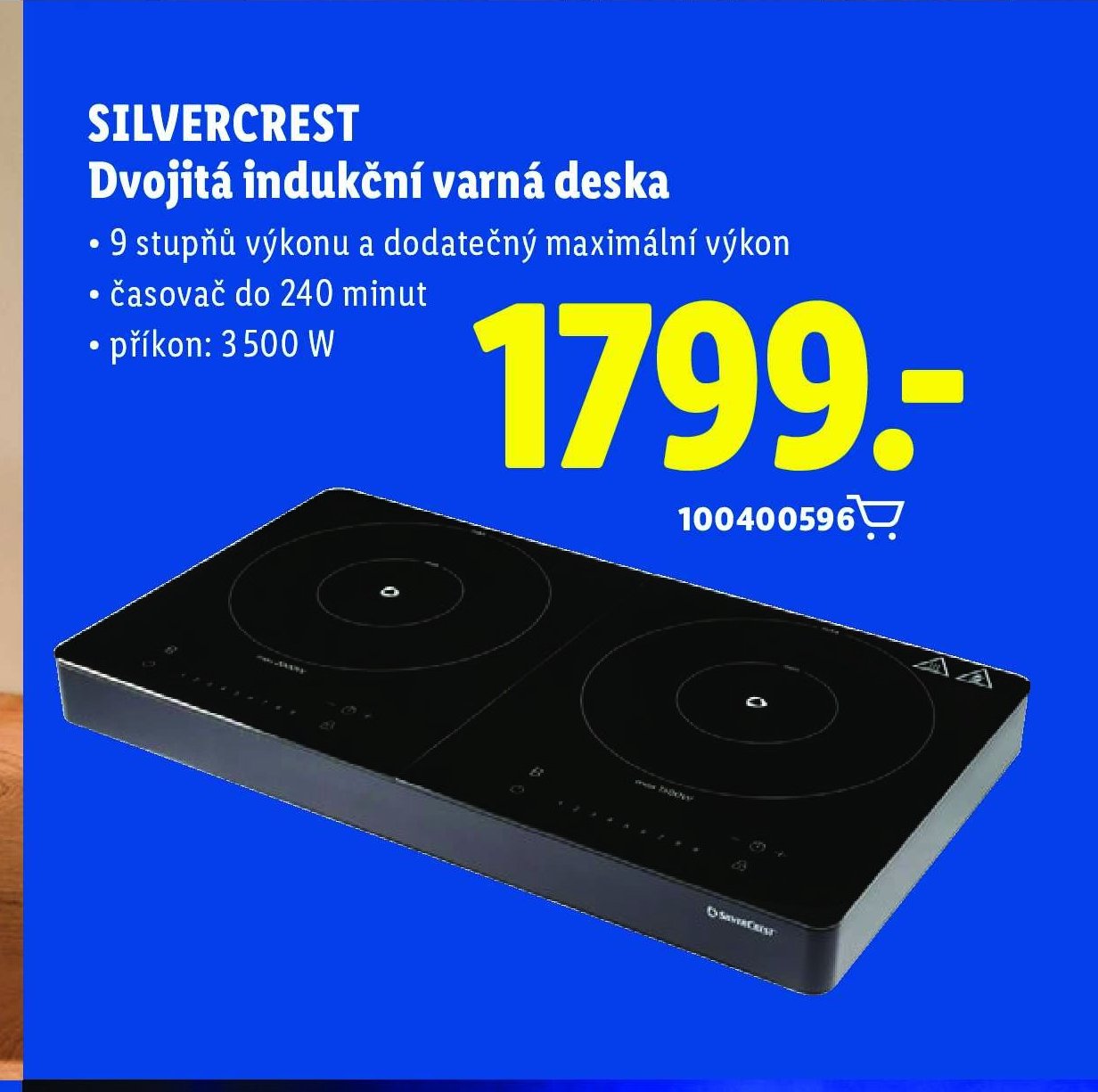 SILVERCREST Dvojitá indukční varná deska