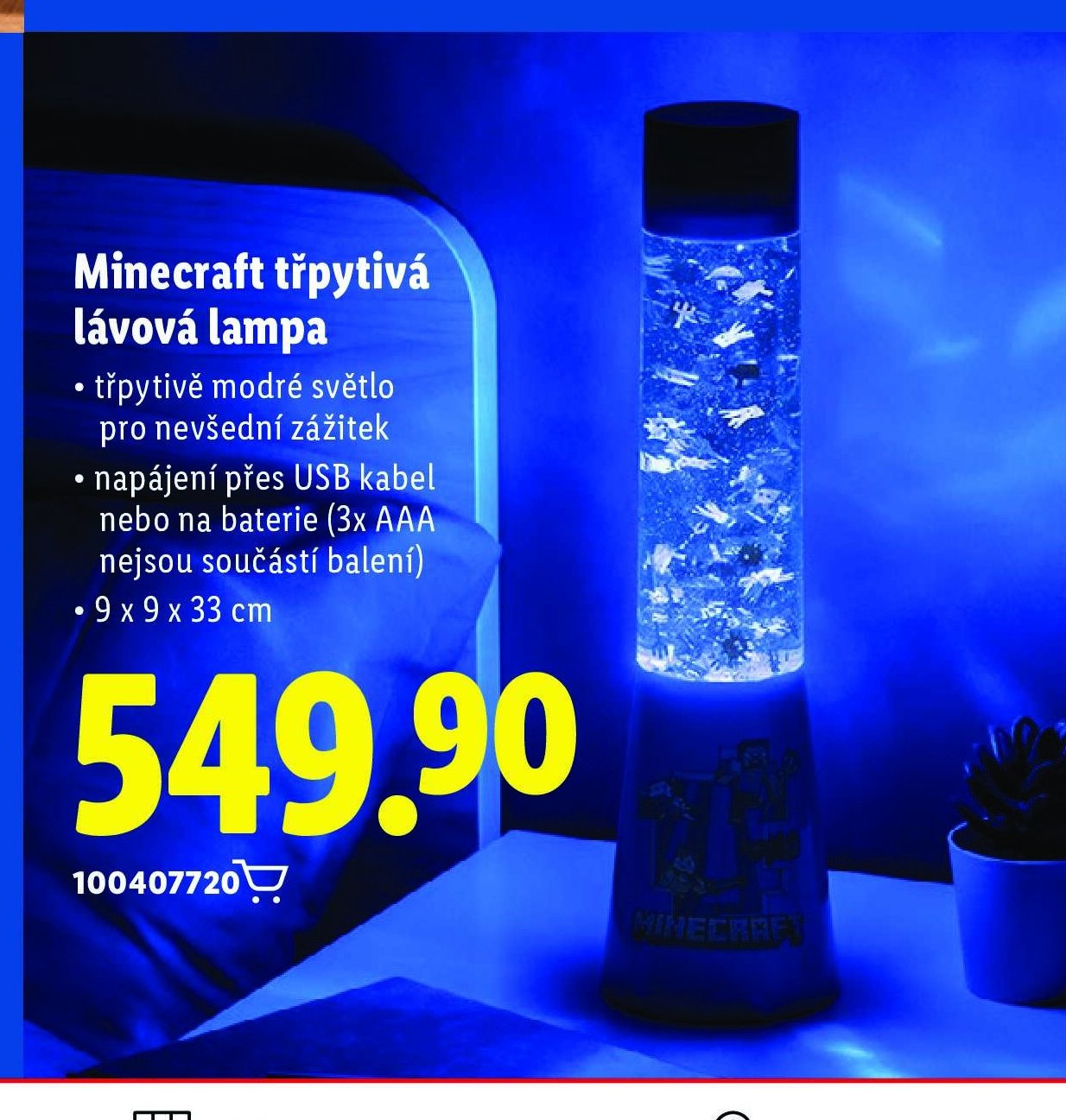 Minecraft třpytivá lávová lampa
