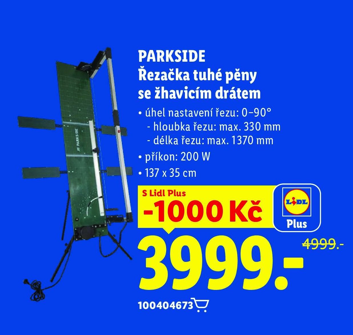 PARKSIDE Řezačka tuhé pěny se žhavicím drátem