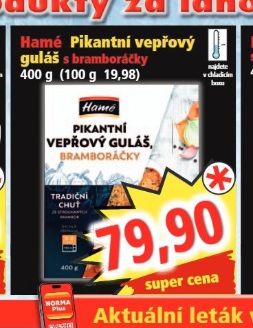 Hamé Pikantní vepřový guláš 400 g