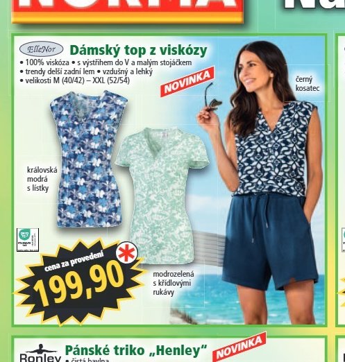 Dámský top z viskózy