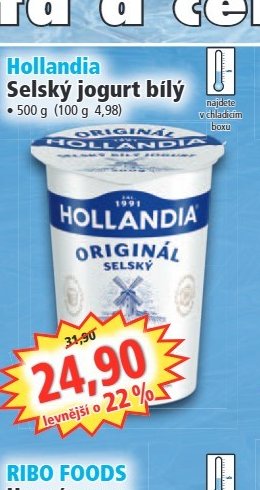 Hollandia Selský jogurt bílý