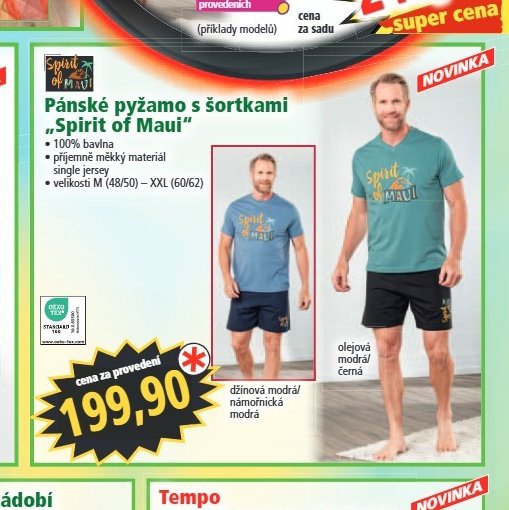 Pánské pyžamo s šortkami Spirit of Maui