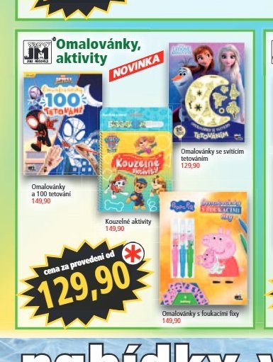 Omalovánky a aktivity