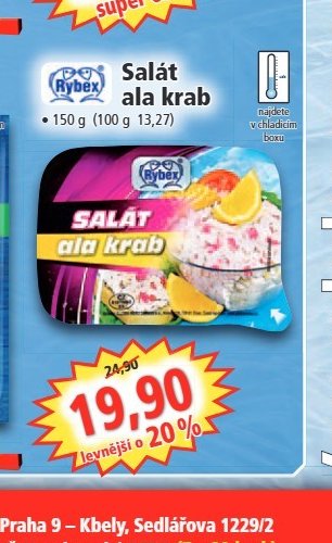 Rybiex salát ala krab
