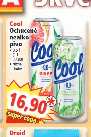 Cool Ochucené nealko pivo