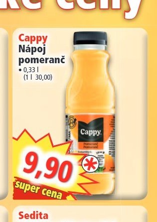 Cappy Nápoj pomeranč