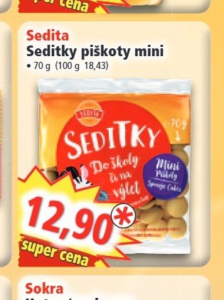 Sedita Sedítky piškoty mini