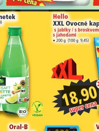 Hello XXL Ovocné kapsičky