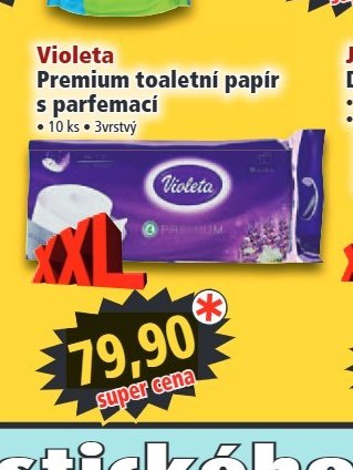Violeta Premium toaletní papír