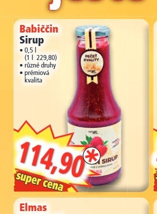 Babiččin Sirup