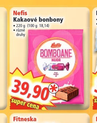 Nefis Kakaové bonbony