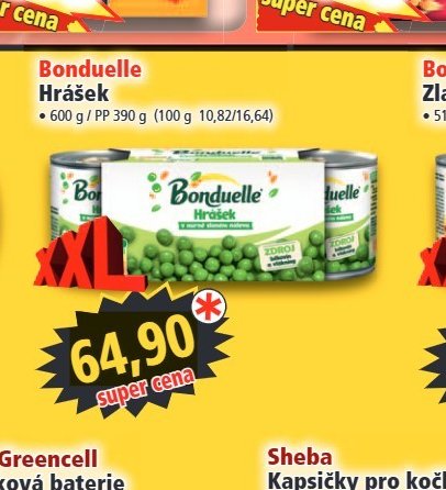 Bonduelle Hrášek