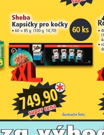 Sheba Kapsičky pro kočky