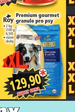 Premium gourmet granule pro psy