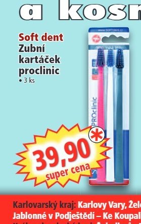 Soft dent Zubní kartáček