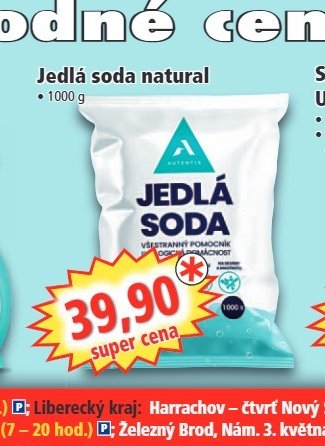Jedlá soda natural