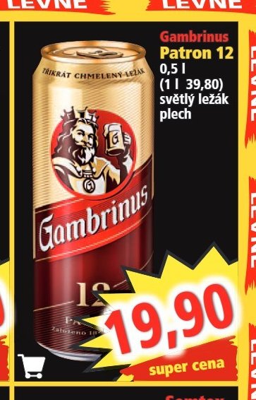 Gambrinus Patron 12 0,5 l