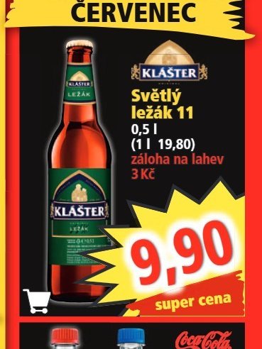 Klášter Světlý ležák 11 0,5 l