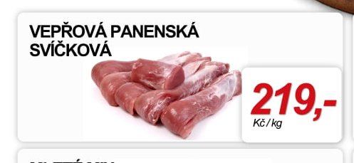 VEPŘOVÁ PANENSKÁ SVÍČKOVÁ