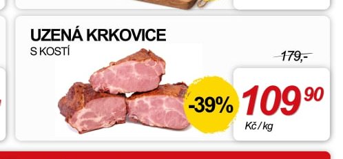 UZENÁ KRKOVICE S KOSTÍ