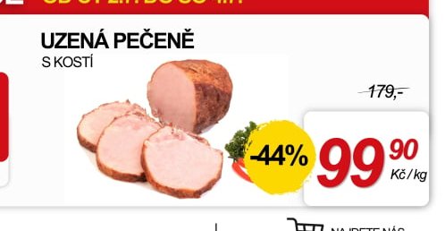 UZENÁ PEČENĚ S KOSTÍ