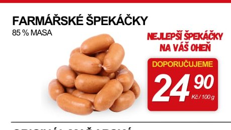 FARMÁŘSKÉ ŠPEKÁČKY