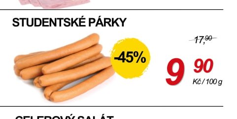 STUDENTSKÉ PÁRKY