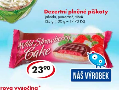 Dezertní plněné piškoty