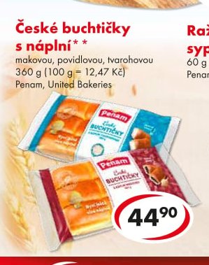 České buchtičky s náplní