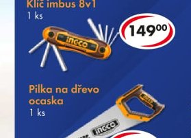 Klíč imbus 8v1