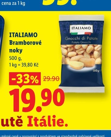 ITALIAMO Bramborové noky