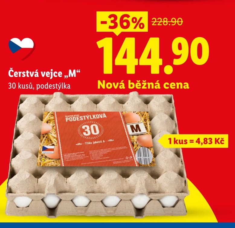 Čerstvá vejce „M“