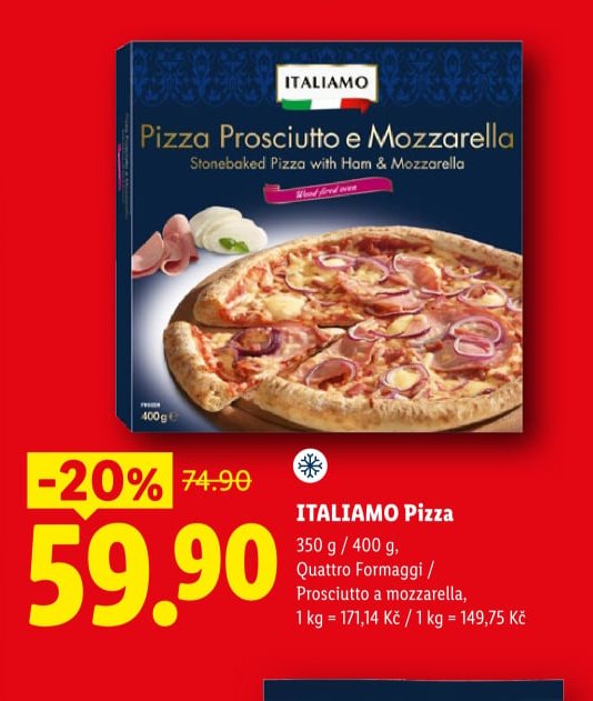 ITALIAMO Pizza (Prosciutto e Mozzarella)