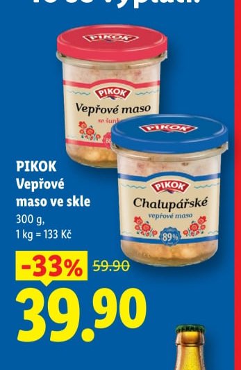 PIKOK Vepřové maso ve skle
