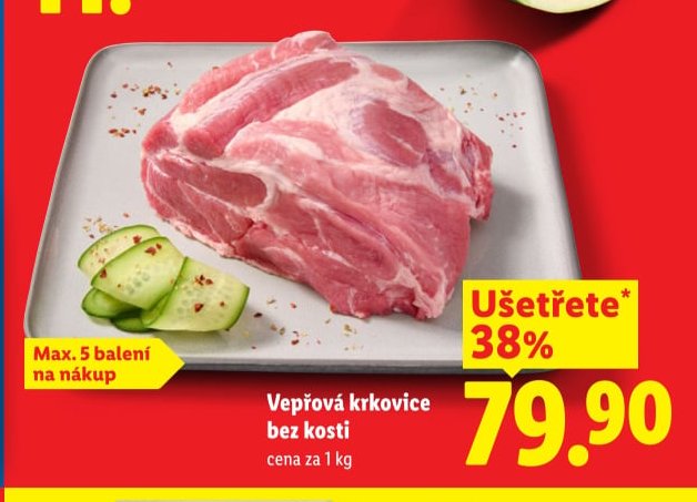 Vepřová krkovice bez kosti