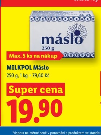 MILKPOL Máslo