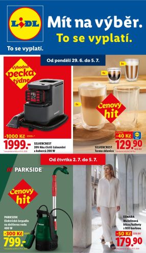 akční leták Lidl 29.6.2026-5.7.2026