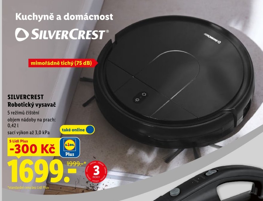 SILVERCREST Robotický vysavač