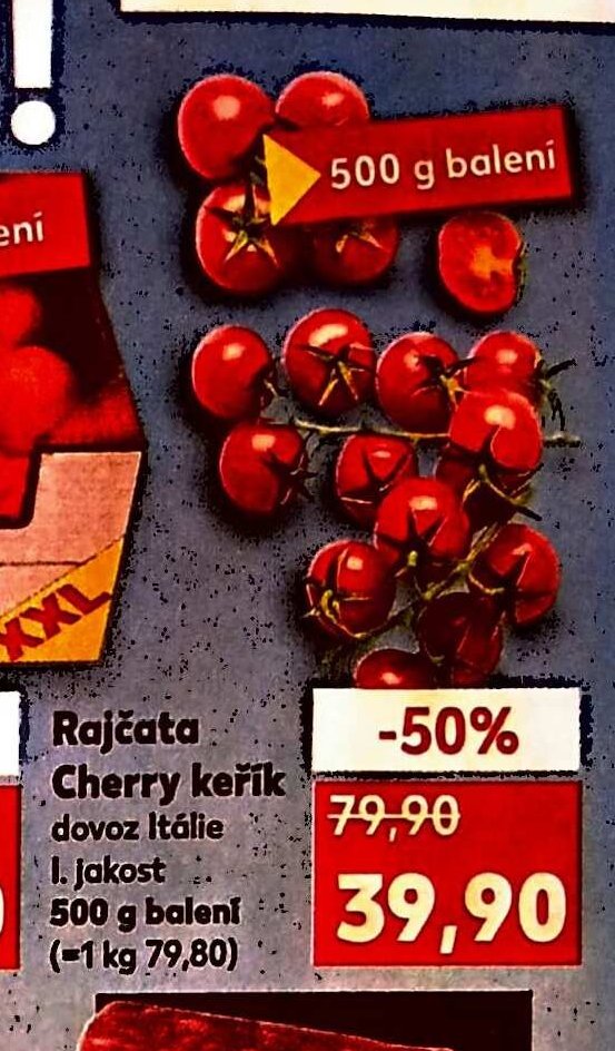 Rajčata Cherry keřík