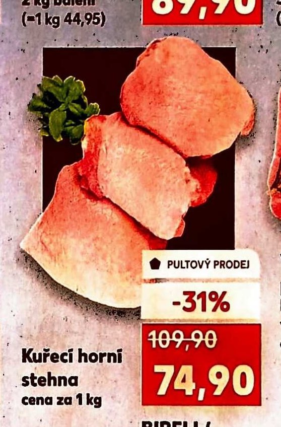 Kuřecí horní stehna