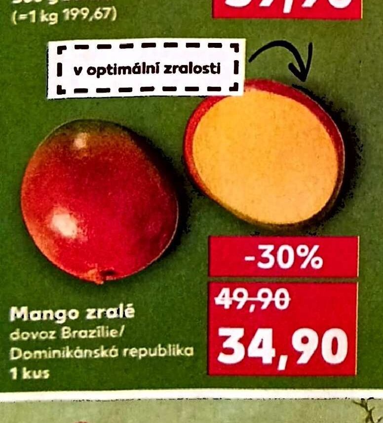 Mango zralé
