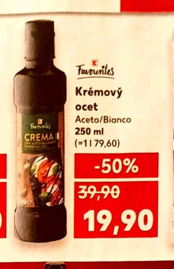 Favourites Krémový ocet