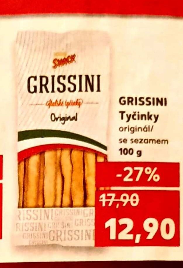 GRISSINI Tyčinky